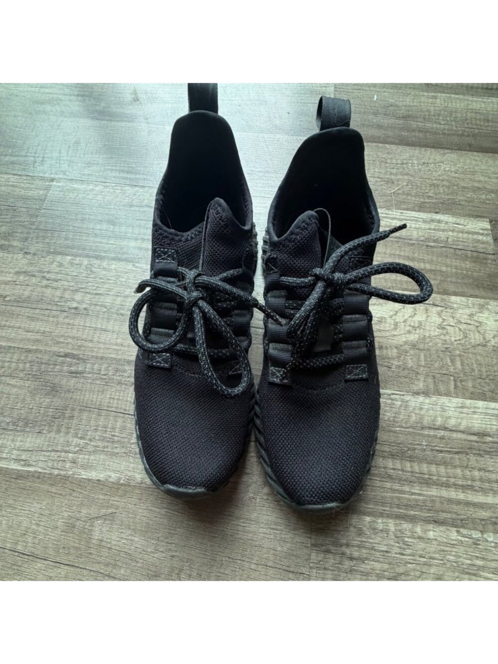 Adidas Black Mesh Athletic Sneakers Size 8 US Mens